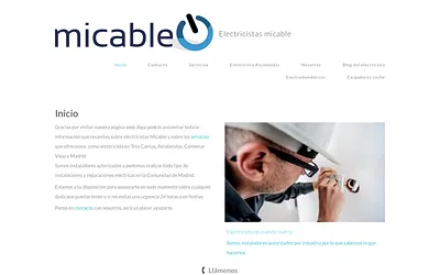 electricistasmicable.es snapshot