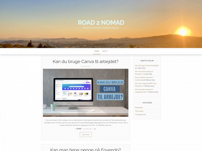 road2nomad.dk snapshot