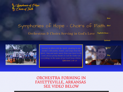 symphoniesofhope.org snapshot