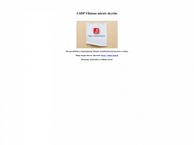 lsdpvilnius.lt snapshot
