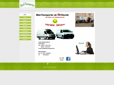 studi-transporter.de snapshot