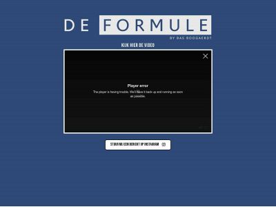 deformulevideo.nl snapshot