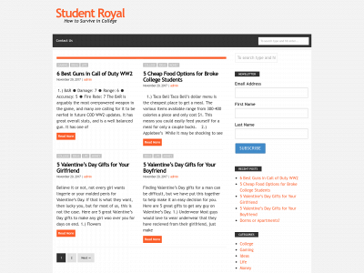 studentroyal.com snapshot