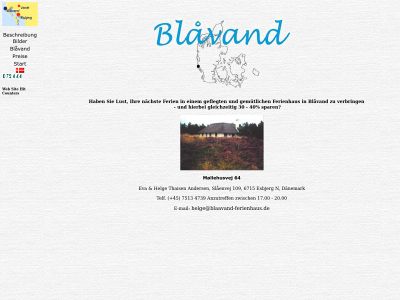 blaavand-ferienhaus.de snapshot