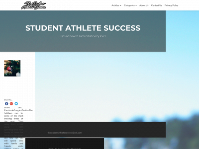 thestudentathletesuccess.com snapshot