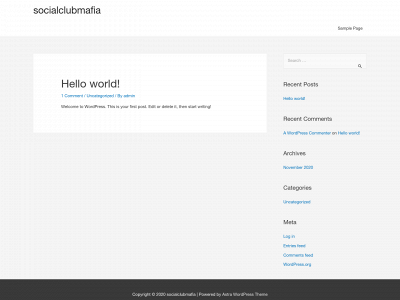 socialclubmafia.com snapshot