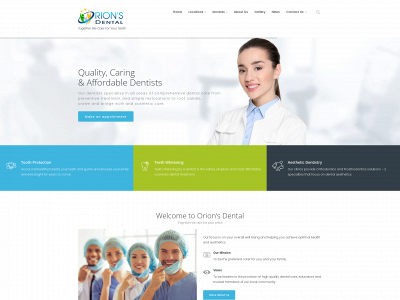 orionsdental.com snapshot
