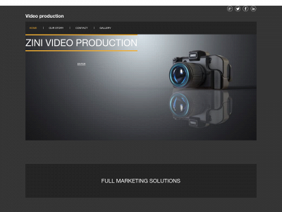 ziniproduction.com snapshot