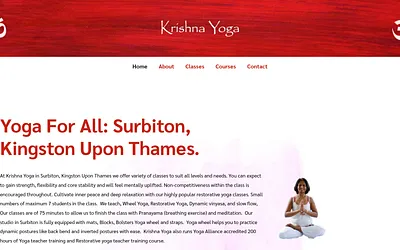 krishnayoga.co.uk snapshot