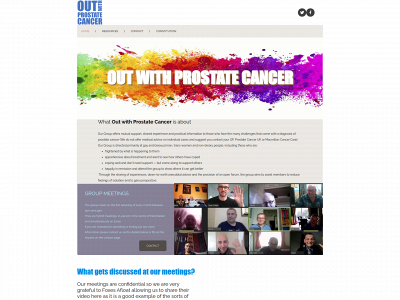 outwithprostatecancer.org.uk snapshot