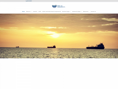 portofpascagoula.com snapshot