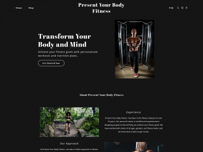 presentyourbodyfit.com snapshot
