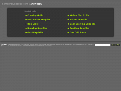 homebrewandbbq.com snapshot