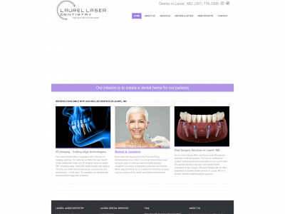 laurellaserdentistry.com snapshot