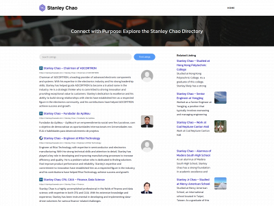 stanleychaoweb.com snapshot