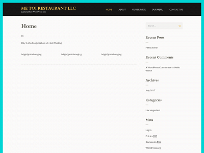 metoirestaurant.com snapshot