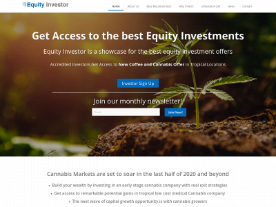equityinvestor.io snapshot