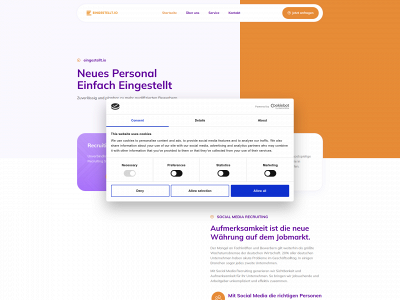 eingestellt.io snapshot