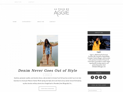 astoldbyaggie.com snapshot