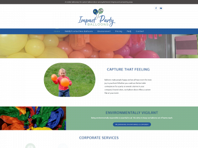 impactpartyballoons.com snapshot
