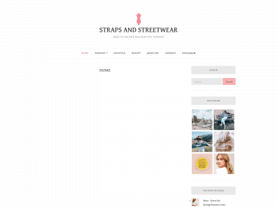 strapsandstreetwear.com snapshot