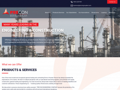 precon.com.kw snapshot