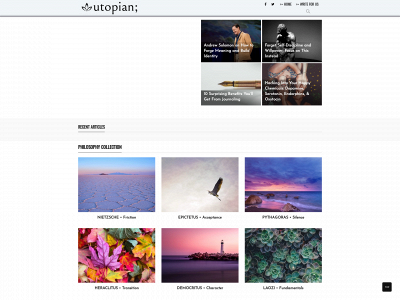 theutopianlife.com snapshot