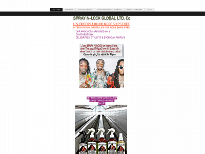www.spraynlock.com snapshot