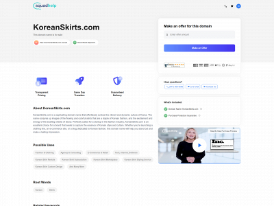 koreanskirts.com snapshot