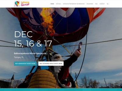 balloonapaloozatour.com snapshot