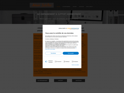 adminsolution.be snapshot