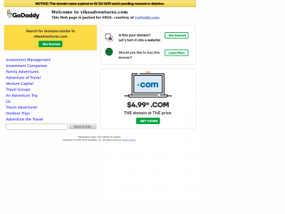 vikeadventures.com snapshot