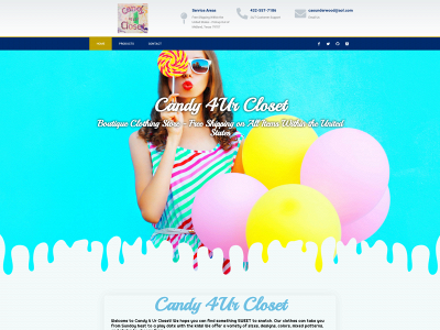 candy4urcloset.info snapshot