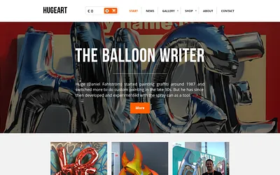 hugeart.se snapshot