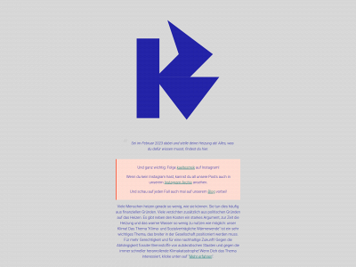 kaeltestreik.de snapshot