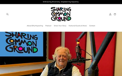 sharingcommonground.com snapshot