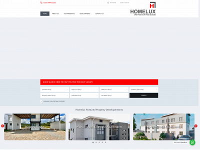 homeluxproperties.com snapshot
