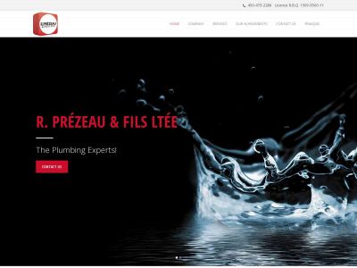 plomberieprezeau.ca snapshot