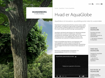 aquaglobe.dk snapshot