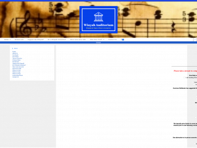 winyahauditorium.org snapshot