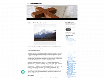 themoresureword.com snapshot