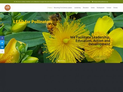 leadforpollinators.org snapshot