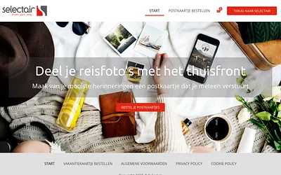 postkaartje-selectair.be snapshot