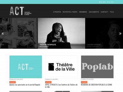 act-theatre.ca snapshot