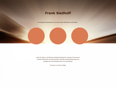 siedhoff.org snapshot