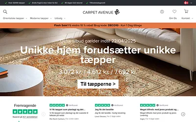 carpetavenue.dk snapshot