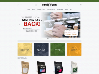 roastercentral.ca snapshot