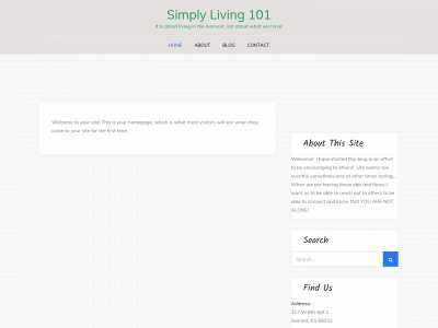 simplyliving101.org snapshot