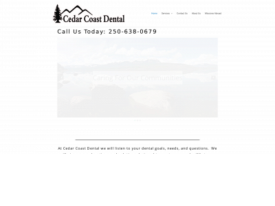cedarcoastdental.com snapshot