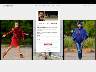 mavazicouture.com snapshot